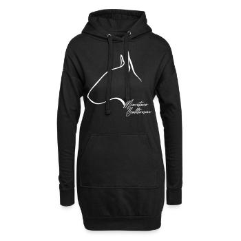 MINIATURE BULLTERRIER Profil Wilsigns - Hoodie-Kleid - Schwarz - Vorne