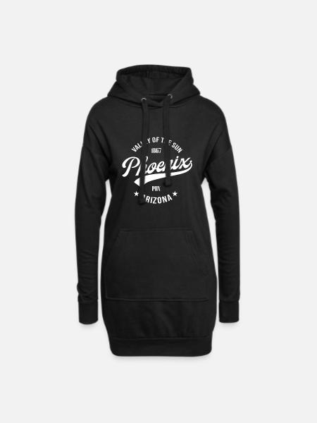 Phoenix Arizona - Sweat-shirt à capuche long Femme - noir