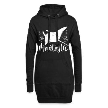 Manta Ray Mantastic Manta Rays Lover Stingray - Hoodie-Kleid - Schwarz - Vorne
