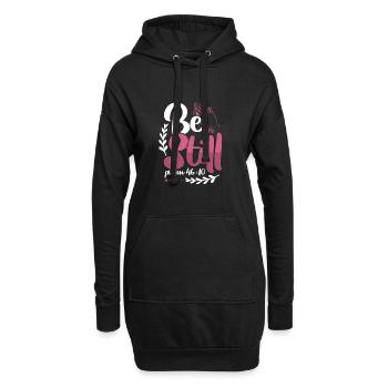 Christianity Be Still Psalm 46 10 Christian Gift - Hoodie Dress - black - Front