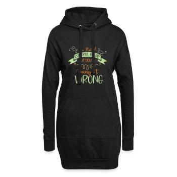 Un cadeau sarcastique n’est pas un maniaque du contrôle que vous faites - Sweat-shirt à capuche long Femme - noir - Devant