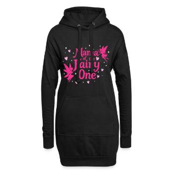 Maman de la fée Une - Sweat-shirt à capuche long Femme - noir - Devant