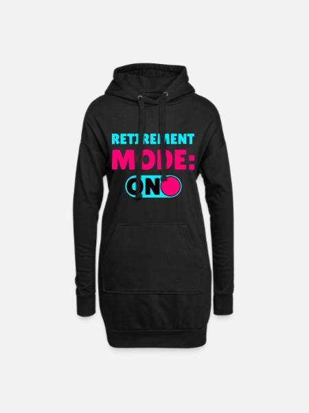 Mode retraite ON Mode retraite Retraité Retraité - Sweat-shirt à capuche long Femme - noir