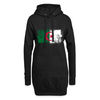 Algerien - Hoodie-Kleid - Schwarz - Vorne