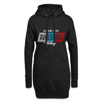 Awesome Schfitzug Urban streetstyle - Hoodie-Kleid - Schwarz - Vorne