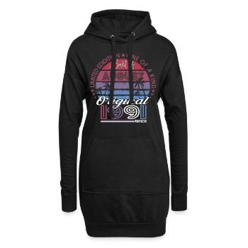 Original August 1991 31. Geburtstag Geschenk Fun - Hoodie-Kleid - Schwarz - Vorne