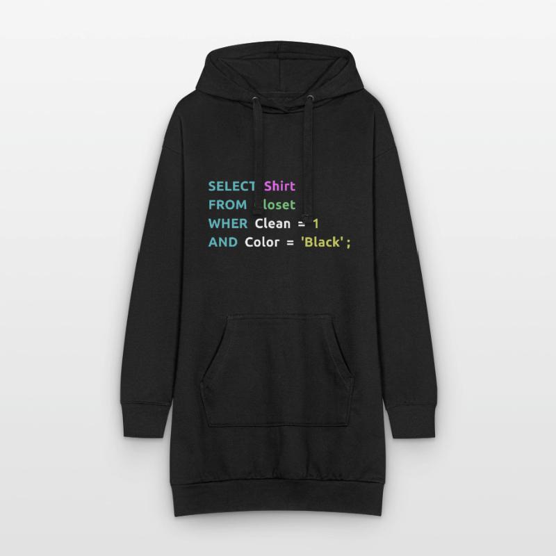 Nerd Computer Computerarbeit Coder Geschenkidee Hoodie-Kleid