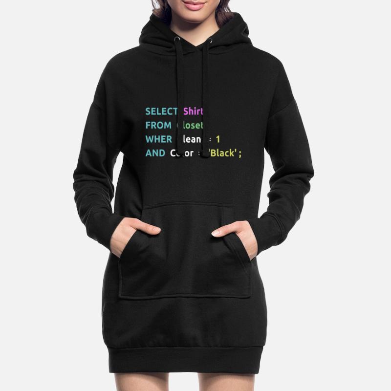 Nerd Computer Computerarbeit Coder Geschenkidee Hoodie-Kleid