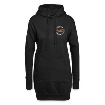 Pension nicht mehr zuständig Pensionär - Hoodie-Kleid - Schwarz - Vorne