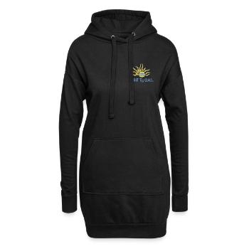 Portugal Sun - Sweat-shirt à capuche long Femme - noir - Devant