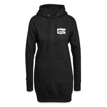 Norway Speed Jiggung Adventure Seelachs Geschenk - Hoodie-Kleid - Schwarz - Vorne
