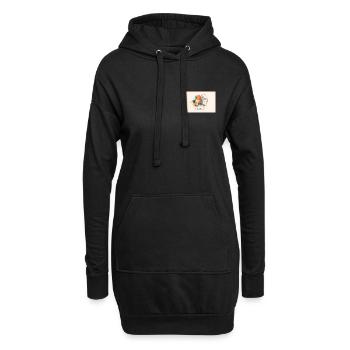 Human_AI - Sweat-shirt à capuche long Femme - noir - Devant