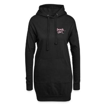 Buchgirl - Book Girl Retro - Hoodie Dress - black - Front