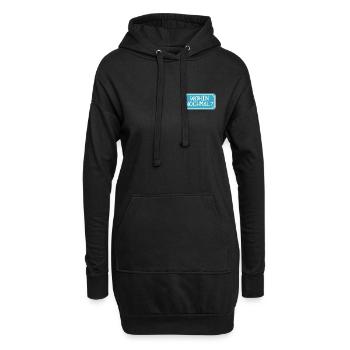 VERWIRRUNG STRAßENSCHILD - Hoodie-Kleid - Schwarz - Vorne