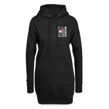 Euro Chaos Warnsignal - Hoodie-Kleid - Schwarz - Vorne