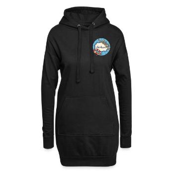 Borkum Vintage Badge - Geschenk für Borkum Fans - Hoodie-Kleid - Schwarz - Vorne