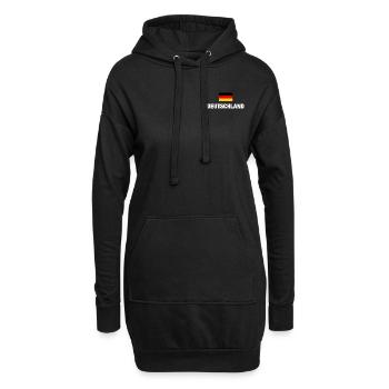 Deutschland deutsche Flagge Fahne deutsch Geschenk - Hoodie-Kleid - Schwarz - Vorne
