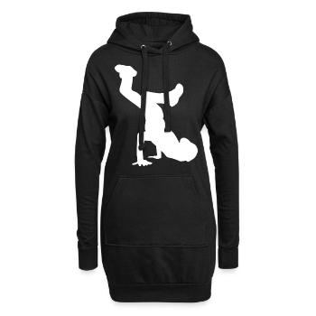 Breakdance 3D Kids Gift B-Boy Hip Hop Dancing - Hoodie Dress - black - Front