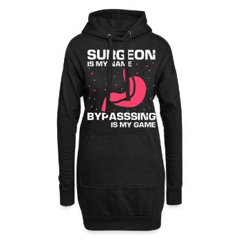 Conception de pontage gastrique et de pontage gastrique - Sweat-shirt à capuche long Femme - noir - Devant