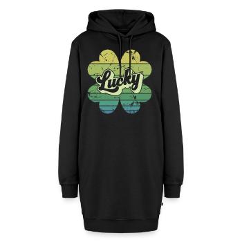 Cadeau de la Saint-Patrick Trèfle Hommes, Femmes, Enfants - Sweat-shirt à capuche long Femme - noir - Devant