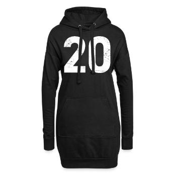 Cool Number 20 - 20 ans 20th Birthday Gift - Sweat-shirt à capuche long Femme - noir - Devant