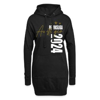 Meister Bezirksliga 2024 Aufstiegstrikot - Hoodie-Kleid - Schwarz - Vorne