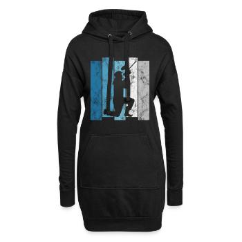 Paintballer Softair Airsoft Paintball Retro Gotcha - Hoodie-Kleid - Schwarz - Vorne