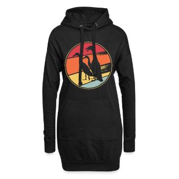 Canard courant canard reproducteur de canard éleveur de canard canard éleveur de canard canard - Sweat-shirt à capuche long Femme - noir - Devant