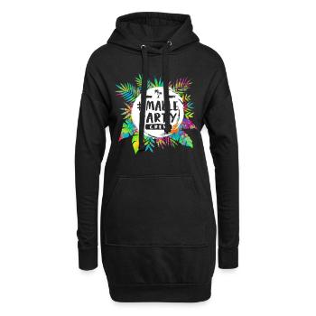 Malle Party Crew - Mallorca Urlaub Sauf - Hoodie-Kleid - Schwarz - Vorne