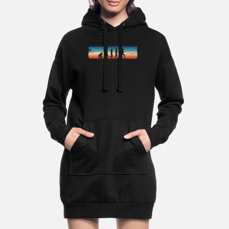 Retro Running Evolution – Funnier Hoodie Dress