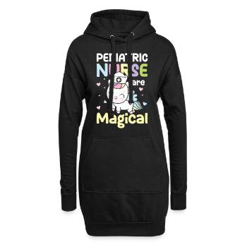Pediatric Nurse Are Magical - Hoodie-Kleid - Schwarz - Vorne