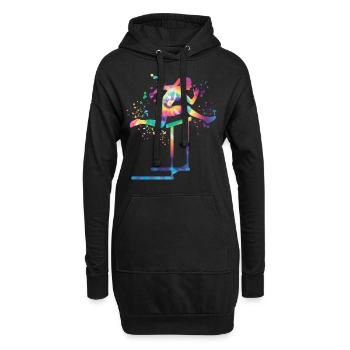 Course de haies Course d’obstacles Courses de haies pour enfants - Sweat-shirt à capuche long Femme - noir - Devant