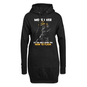 Macht Platz Jungs Boulderer Bouldern - Hoodie-Kleid - Schwarz - Vorne