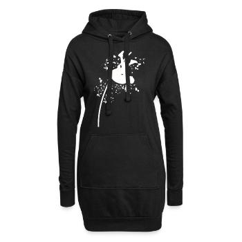 Perchiste Enfant Saut à la perche - Sweat-shirt à capuche long Femme - noir - Devant