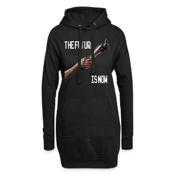 The Future is now Robot Robotic Science AI - Hoodie-Kleid - Schwarz - Vorne