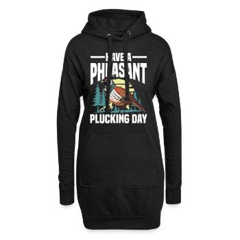 Truthahnjagd Abenteuer: Ich Will Nur Putenjagd - Hoodie-Kleid - Schwarz - Vorne