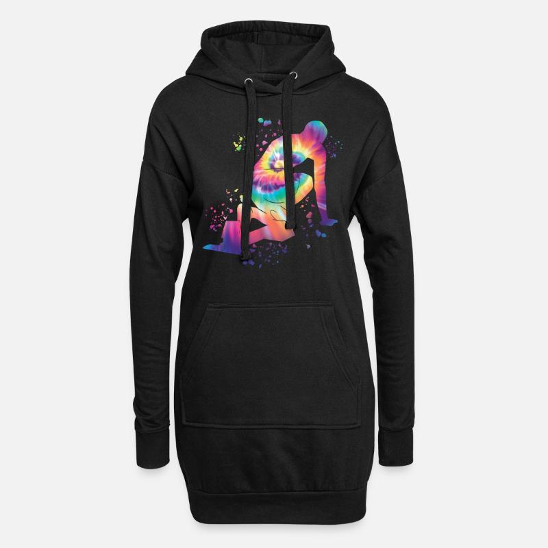 Sprinter Colorsplash Sprintender Sprint - Hoodie-Kleid - Schwarz