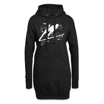 Vol à ski Ski nordique Saut à ski - Sweat-shirt à capuche long Femme - noir - Devant