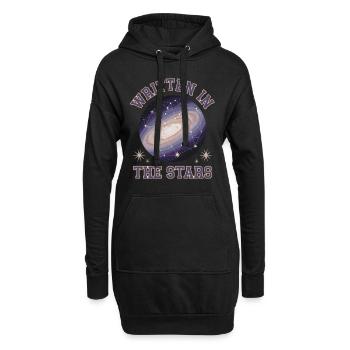Written In The Stars Galaxie Design Im Universum - Hoodie-Kleid - Schwarz - Vorne