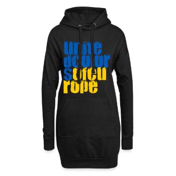 United Colors Of Europe - Hoodie-Kleid - Schwarz - Vorne