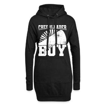 Cheerleader Boy - Hoodie-Kleid - Schwarz - Vorne