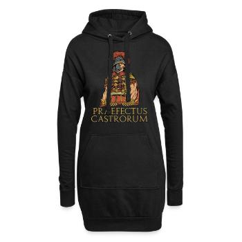 Römischer Offizier - Praefectus castrorum - Hoodie-Kleid - Schwarz - Vorne