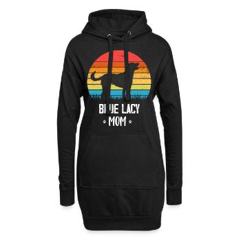 Blue Lacy - Hoodie-Kleid - Schwarz - Vorne