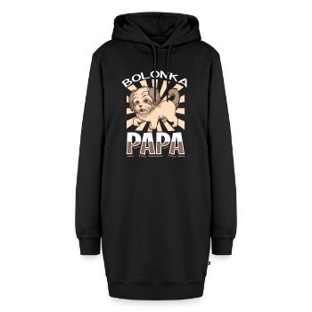 Bolonka Papa - Bolonka Zwetna - Hoodie-Kleid - Schwarz - Vorne