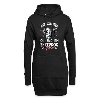 Bobtail Mama - Hoodie-Kleid - Schwarz - Vorne