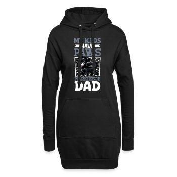 Markiesje Papa - Hoodie-Kleid - Schwarz - Vorne