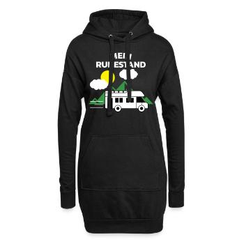 Ruhestand Rente Wohnwagen Wohnmobil Rentner - Hoodie-Kleid - Schwarz - Vorne