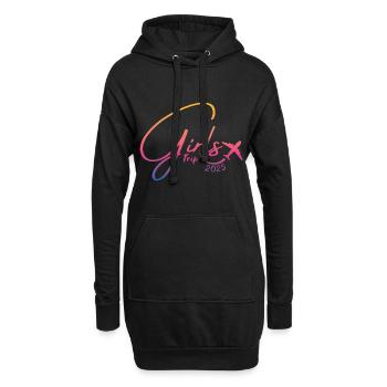 Week-end Filles Femmes Filles Voyage 2025 - Sweat-shirt à capuche long Femme - noir - Devant