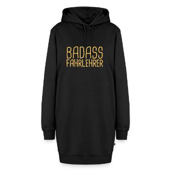 Instructeur de conduite Badass Auto-école - Sweat-shirt à capuche long Femme - noir - Devant