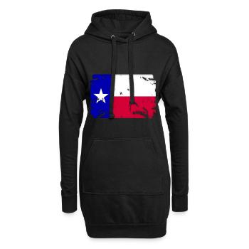 Texas - Sweat-shirt à capuche long Femme - noir - Devant